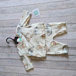 Disney Baby 2pc Winnie The Pooh and Friends outfit sz 0/3 months